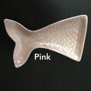 Whimsical Pink Mermaid Jewelry Tray